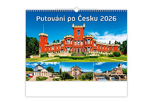 Putování po Česku 2026 - nástěnný kalendář