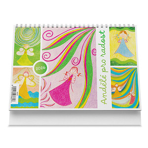 Andělé pro radost 2026 - stolní kalendář