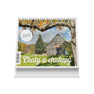 Chaty a chalupy 2026 - stolní kalendář