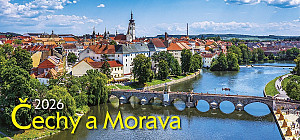 Čechy a Morava 2026 - stolní kalendář