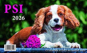Psi 2026 - stolní kalendář