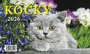 Kočky 2026 - stolní kalendář