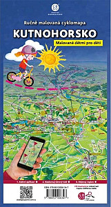 Ručně malovaná cyklomapa Kutnohorsko