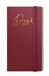Týdenní diář 2026 Jakub Luxi kapesní bordó
