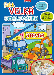 Fakt velká omalovánka Stavba