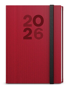 Denní diář 2026 David Vigo A5 červená