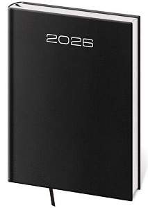 Týdenní diář 2026 B5 Old Karachi černý