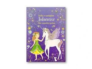 Jednorožce Knižka so samolepkami