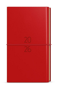 Týdenní diář 2026 Jakub Dueto kapesní červená
