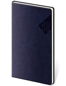 Kapesní diář 2026 Nebrasca modrý