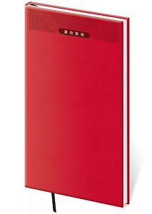 Kapesní diář 2026 Print Classic červený