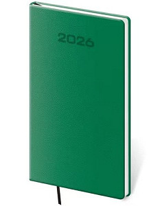 Kapesní diář 2026 Soft zelený