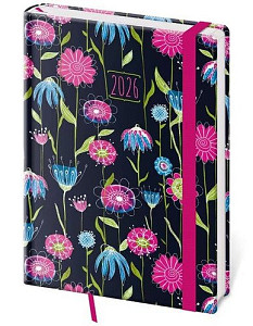 Denní diář 2026 A5 Vario Fragrance s gumičkou