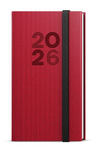 Týdenní diář 2026 Jakub Vigo kapesní červená