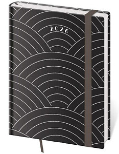 Týdenní diář 2026 B6 Vario Round s gumičkou