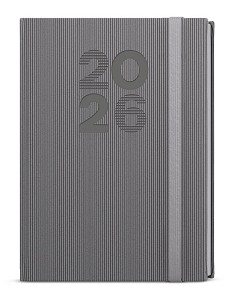 Týdenní diář 2026 Oskar Vigo A5 šedá