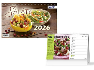 Saláty 2026 - stolní kalendář