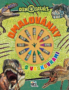 Dinosauři - Omalovánky s voskovkami