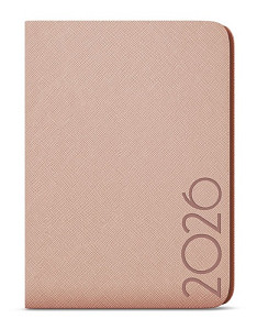 Týdenní diář 2026 Zoro Toro A5 pudrová