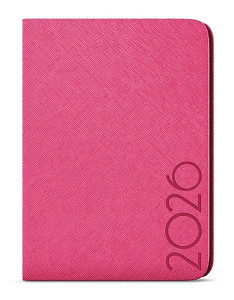 Týdenní diář 2026 Zoro Toro A5 růžová