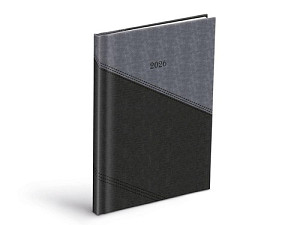 Diář 2026 T805 PU gray/dark gray