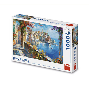 Puzzle 1000 Středomořské městečko