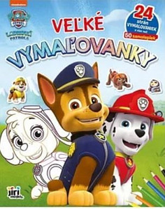 Veľké maľovanky Labková patrola