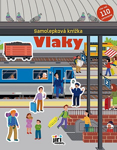 Samolepková knižka Vlaky