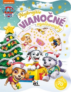 Najkrajšie vianočné maľovanky so samolepkami Labková patrola