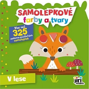 Samolepkové farby a tvary pre najmenších Zvieratká v lese