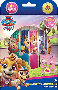 Foukací fixy Tlapková patrola holky