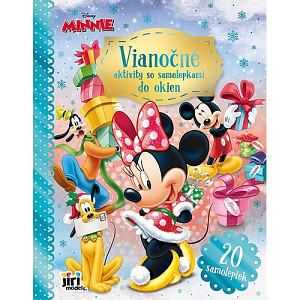 Vianočné aktivity so samolepkami do okien Minnie