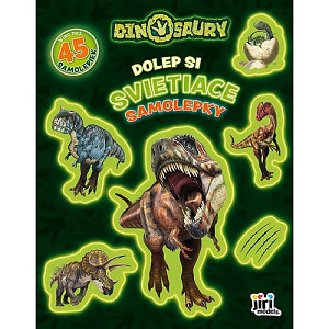 Dolep si svietiace samolepky Dinosaury