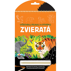 Vyškrabuj, objavuj, vyfarbuj Zvieratá