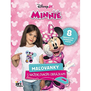 Maľovanky s nažehľovacími obrázkami Minnie