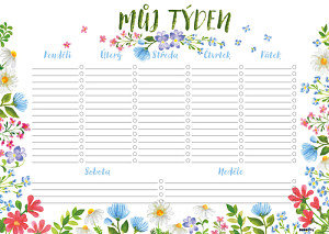 Týdenní plánovač A4 Luční