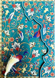 Zápisník Boncahier Tapisserie Rayado Páv