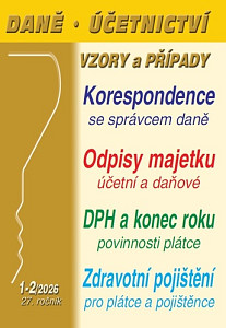 Daně, účetnictví, vzory a případy 1-2/2026