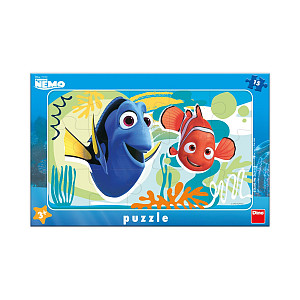 Puzzle 15 Nemo a Dory deskové