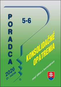 Poradca Konsolidačné opatrenia