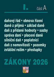 Zákony I A/2026 – Daňové zákony