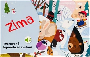 Tvarované leporelo so zvukmi Zima
