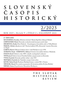 Slovenský časopis historický 2 / 2025