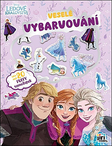 Veselé vybarvování se super samolepkami Ledové království