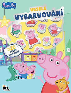 Veselé vybarvování se super samolepkami Prasátko Peppa