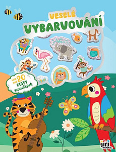 Veselé vybarvování se super samolepkami Zvířátka