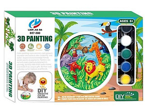 3D malování divoká zvířata