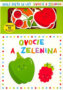 Malé dieťa sa učí Ovocie a zelenina