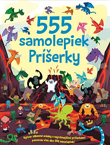 555 samolepiek Príšerky
