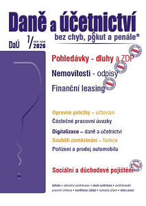 Daně a účetnictví bez chyb, pokut a penále 7/2026